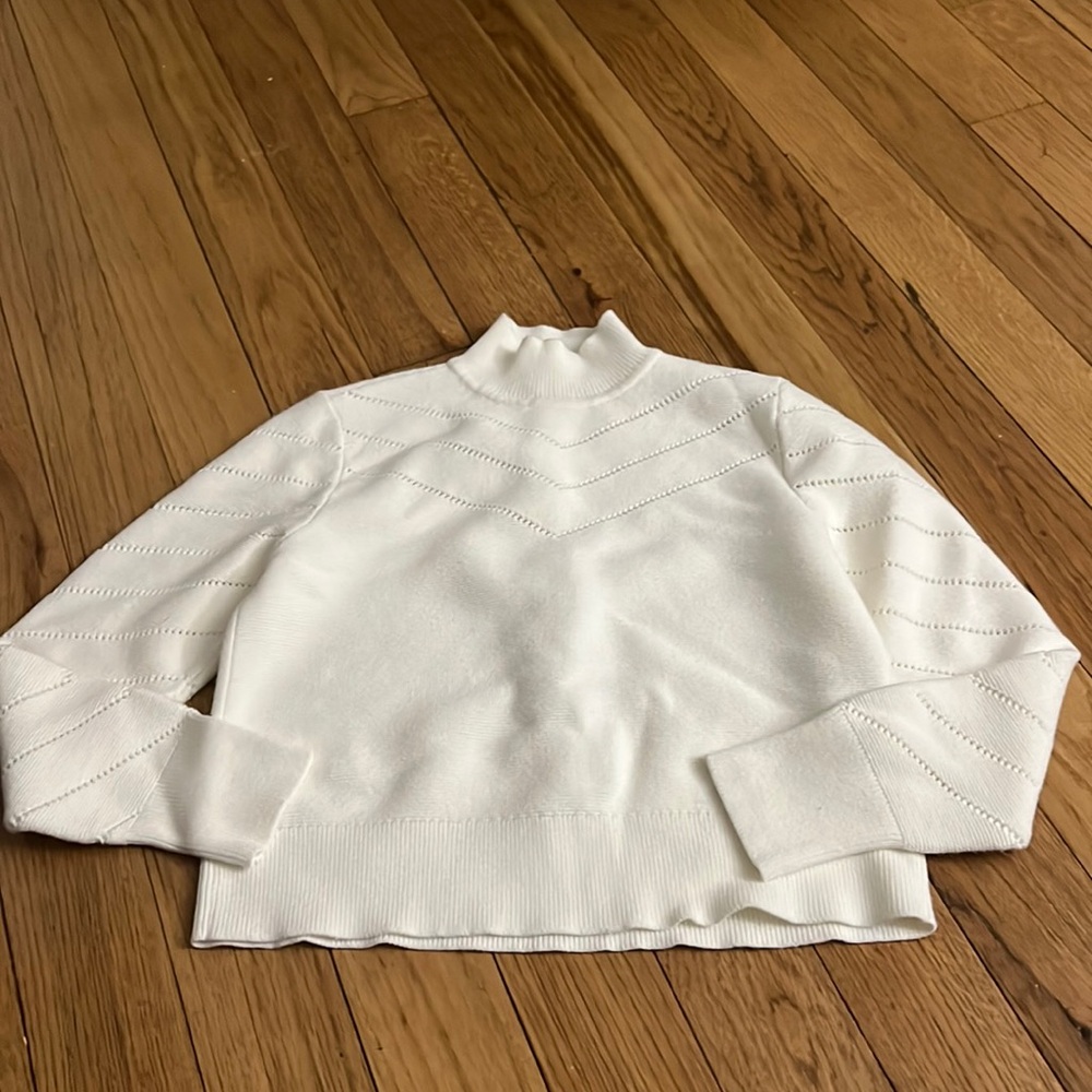 Club Mónaco knitted white sweater
